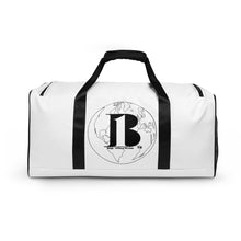 Load image into Gallery viewer, "A-b1 World"/Duffle bag/ White - A-b1.com