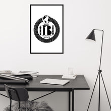Load image into Gallery viewer, "Bank Black"/ The Names of all the Black owned banks/ in Framed poster - A-b1.com