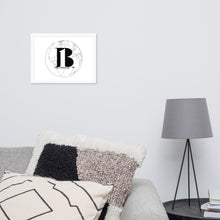 Load image into Gallery viewer, "A B1 World"/Framed poster - A-b1.com