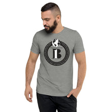 Load image into Gallery viewer, "Birth of A-b1 Nation", displayed are the names of many prominent B1 figures in our history/ Top of Globe, Black, Black "B"/Short sleeve t-shirt in many colors - A-b1.com