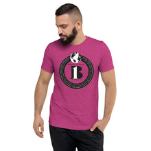Load image into Gallery viewer, "Birth of A-b1 Nation", displayed are the names of many prominent B1 figures in our history/ Top of Globe, Black, Black "B"/Short sleeve t-shirt in many colors - A-b1.com