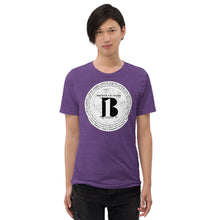 Load image into Gallery viewer, "Birth of A-b1 Nation", displayed are the names of many prominent B1 figures in our history/ White, Black "B"/Short sleeve t-shirt in many colors - A-b1.com