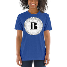 Load image into Gallery viewer, "The New Black Media", displayed are the names of the members of the new Black media / White, Black "B"/Short sleeve t-shirt in many colors - A-b1.com