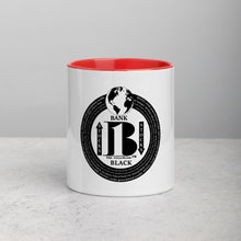 Load image into Gallery viewer, "Bank Black", Displayed are the names of all of the Black owned banks in the country/ Mug with Color Inside - A-b1.com