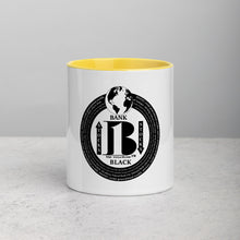 Load image into Gallery viewer, "Bank Black", Displayed are the names of all of the Black owned banks in the country/ Mug with Color Inside - A-b1.com