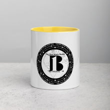 Load image into Gallery viewer, "The New BLack Media" Displayed are the names of  the preeminent members of "The New Black Media" v1/Mug with Color Inside - A-b1.com
