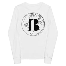 Load image into Gallery viewer, "A-B1 World" Transparent back, Youth long sleeve tee