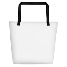 Load image into Gallery viewer, &quot;A-b1 World&quot;/Beach Bag/ White - A-b1.com
