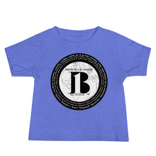 Load image into Gallery viewer, &quot;Birth of A-b1 Nation&quot;, displayed are the names of many prominent B1 figures in our history/ Black, Black &quot;B&quot;/Baby Jersey Short Sleeve Tee in many colors - A-b1.com
